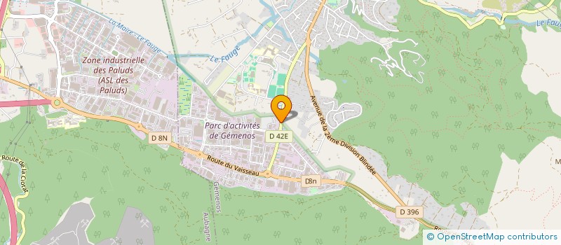 localisation de l'entreprise SAS GECKO  GEMENOS