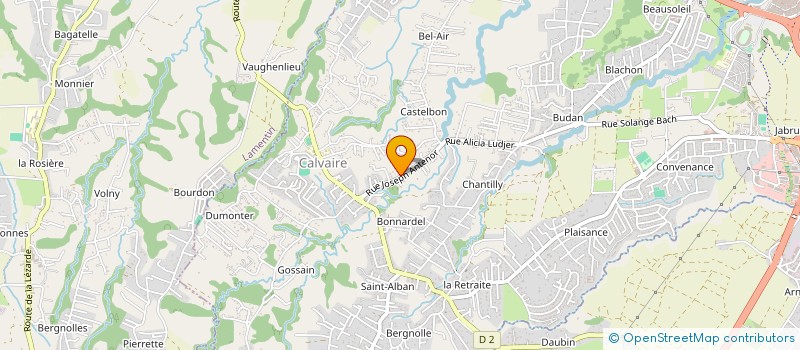 localisation de l'entreprise SAS GEMA  BAIE-MAHAULT