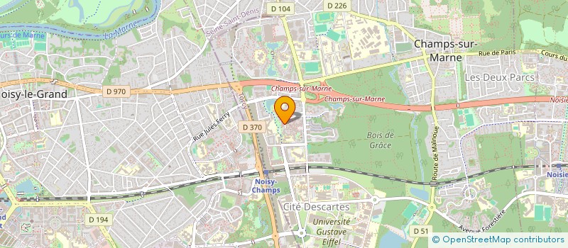 localisation de l'entreprise SAS GENERALE DE PRESTATIONS DE SERVICES PLUS  CHAMPS-SUR-MARNE