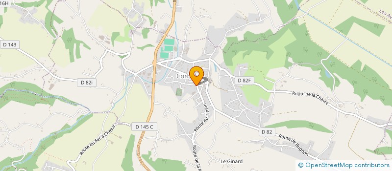 localisation de l'entreprise SAS GENERATION  CORBELIN