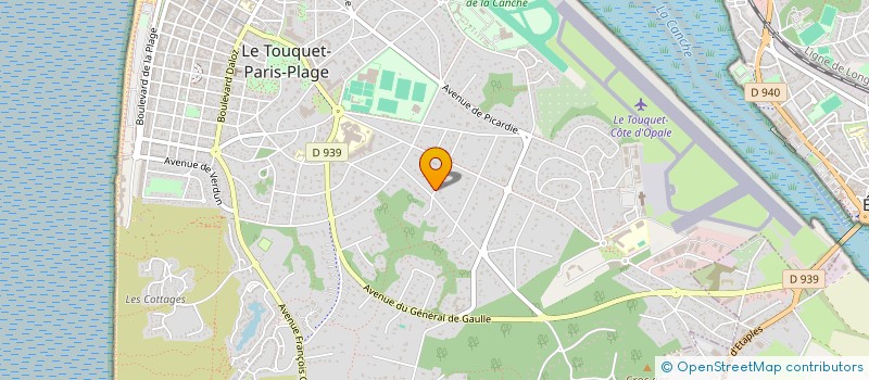 localisation de l'entreprise SAS GENERATION MOUY à LE TOUQUET-PARIS-PLAGE