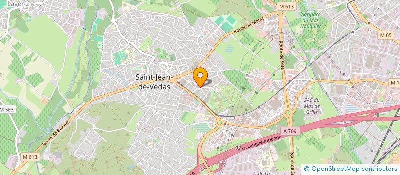 localisation de l'entreprise SAS GENEX  SAINT-JEAN-DE-VEDAS