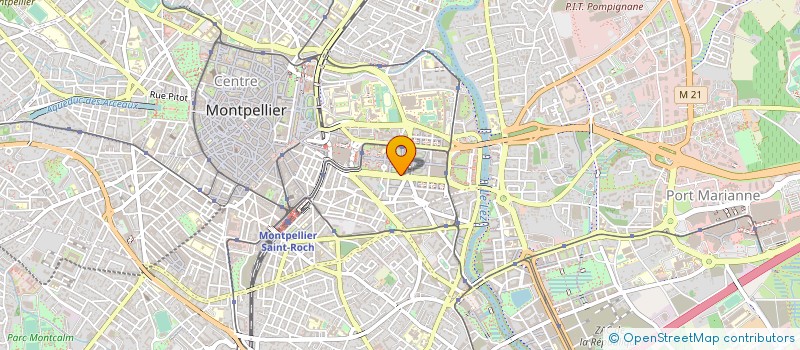 localisation de l'entreprise SAS GEOD à MONTPELLIER