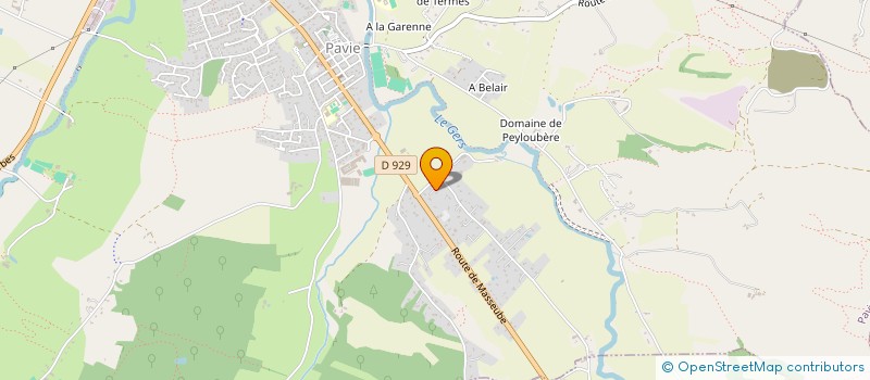 localisation de l'entreprise SAS GEOFFRAY BISIAUX à PAVIE