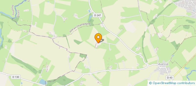 localisation de l'entreprise SAS GEOFFREY HERILLARD  AVESSE