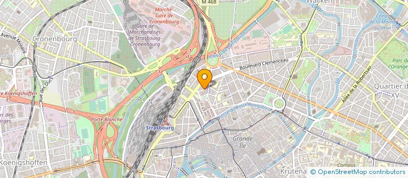localisation de l'entreprise SAS GEORGES BRUCK à STRASBOURG