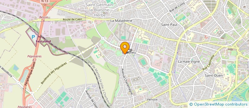 localisation de l'entreprise SAS GERARD à CAEN