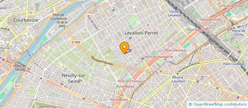 localisation de l'entreprise SAS GERARD POMMIER à LEVALLOIS-PERRET
