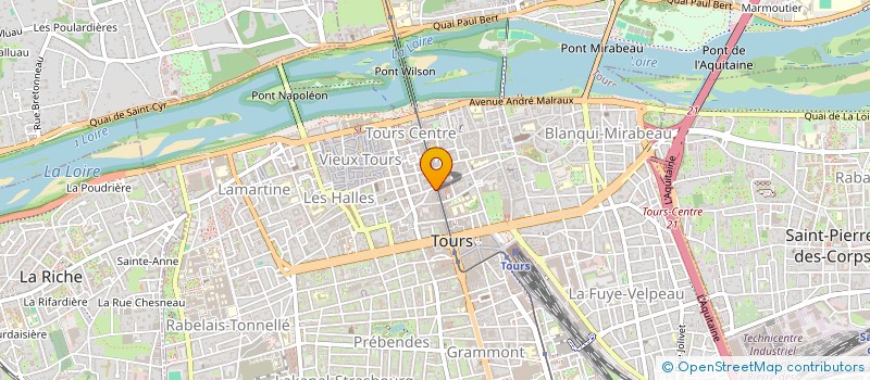 localisation de l'entreprise SAS GERMAIN PHOTOGRAPHIE - MBOP  TOURS