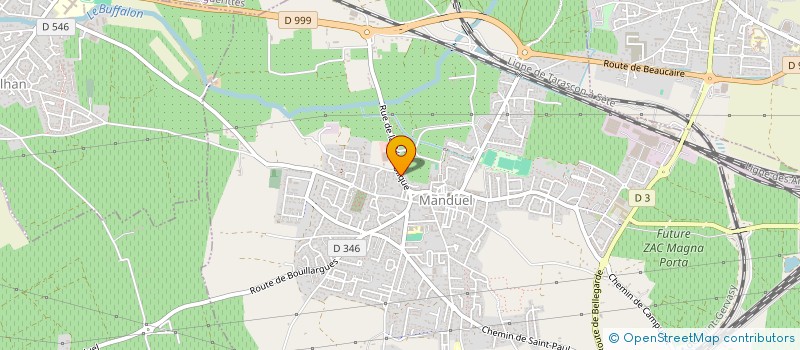 localisation de l'entreprise SAS GERNEL à MANDUEL