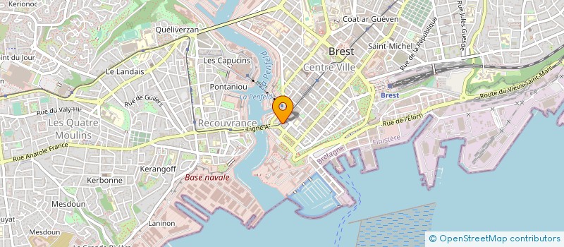 localisation de l'entreprise SAS GERONIMO LAGADEC à BREST