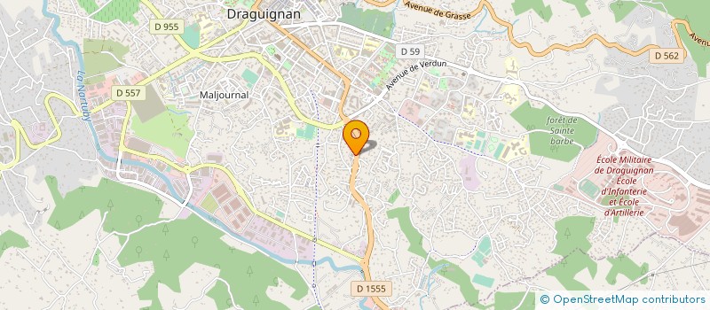 localisation de l'entreprise SAS GESSICA  DRAGUIGNAN