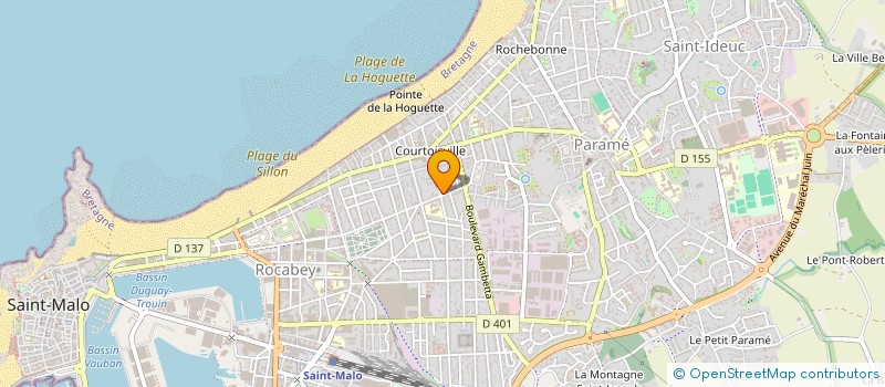 localisation de l'entreprise SAS GESTION FRATRIES  SAINT-MALO