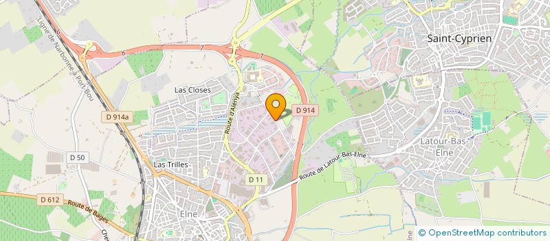 localisation de l'entreprise SAS GFA BATI SOLUTIONS à ELNE