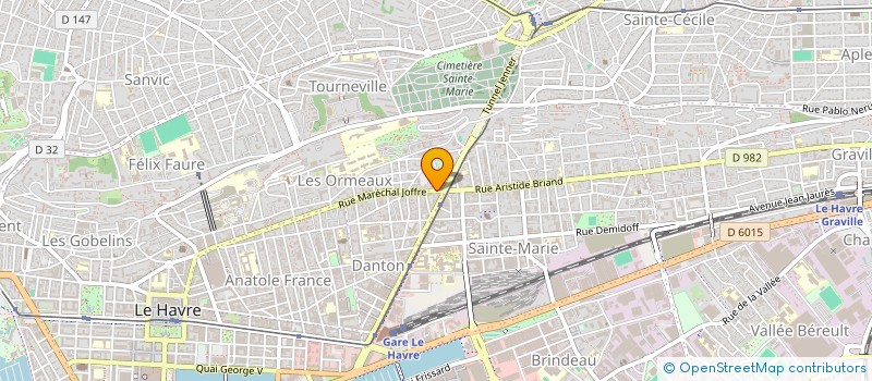 localisation de l'entreprise SAS GHILAS DJILALI à LE HAVRE