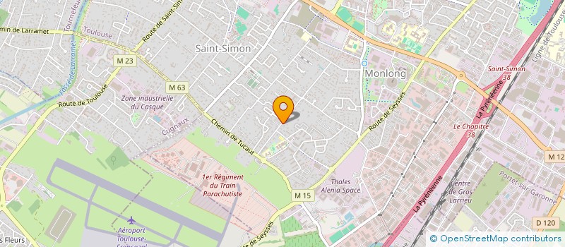 localisation de l'entreprise SAS GHRENASSIA à TOULOUSE