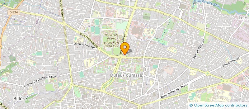 localisation de l'entreprise SAS GI 64 ENERGIE à PAU