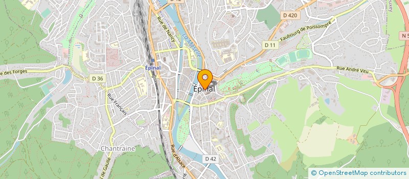 localisation de l'entreprise SAS GIANDOLFI  EPINAL