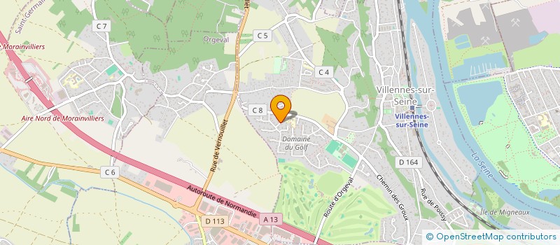 localisation de l'entreprise SAS GILLES SAUVAGE  VILLENNES-SUR-SEINE