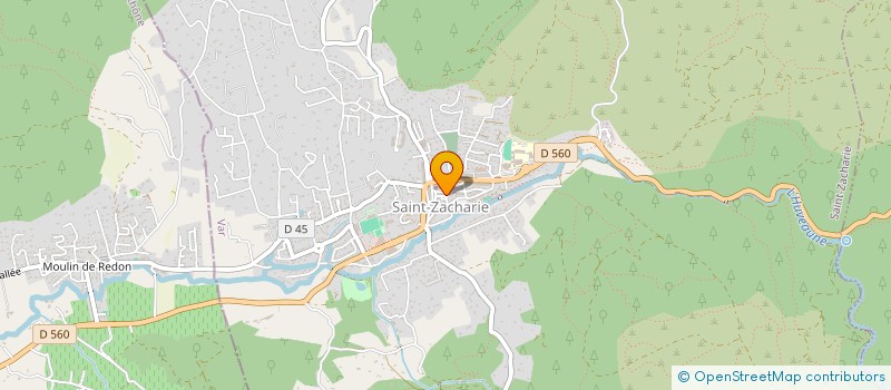 localisation de l'entreprise SAS GIRLINE  SAINT-ZACHARIE