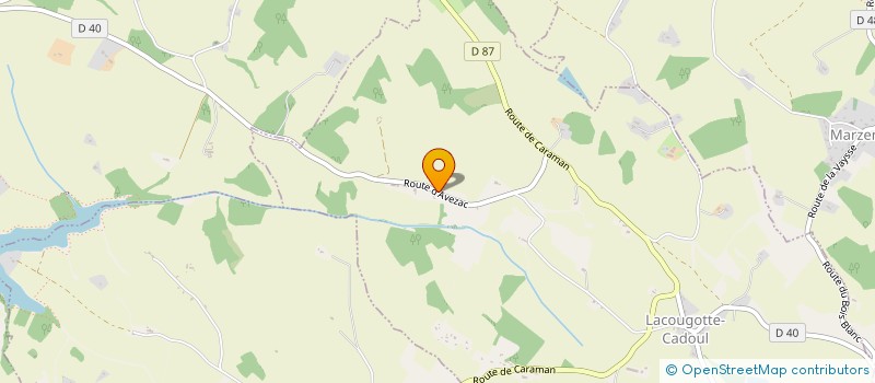 localisation de l'entreprise SAS GIS  LACOUGOTTE-CADOUL