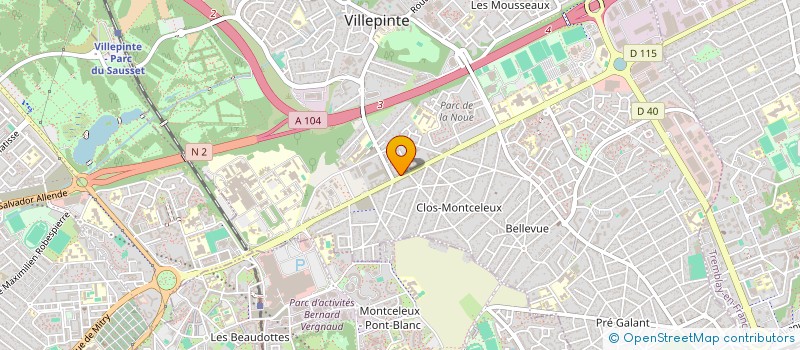 localisation de l'entreprise SAS GKM MANUTENTION ET SERVICES à VILLEPINTE