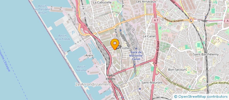 localisation de l'entreprise SAS GLAM à MARSEILLE