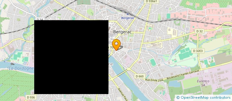 localisation de l'entreprise SAS GLAMJEC à BERGERAC