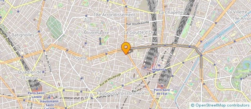 localisation de l'entreprise SAS GLITZ TOURS  PARIS