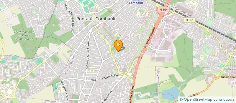 localisation de l'entreprise SAS GLOBAL ESPACE TRAVAUX à PONTAULT-COMBAULT