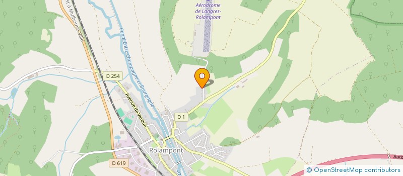 localisation de l'entreprise SAS GM à ROLAMPONT