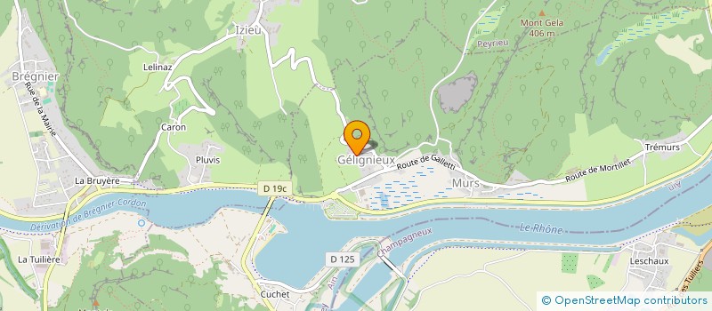 localisation de l'entreprise SAS GMCV DEVELOPPEMENT  MURS-ET-GELIGNIEUX