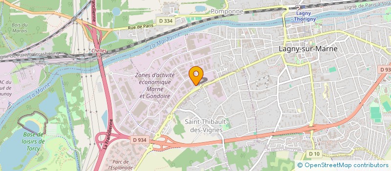 localisation de l'entreprise SAS GO AHEAD à LAGNY-SUR-MARNE