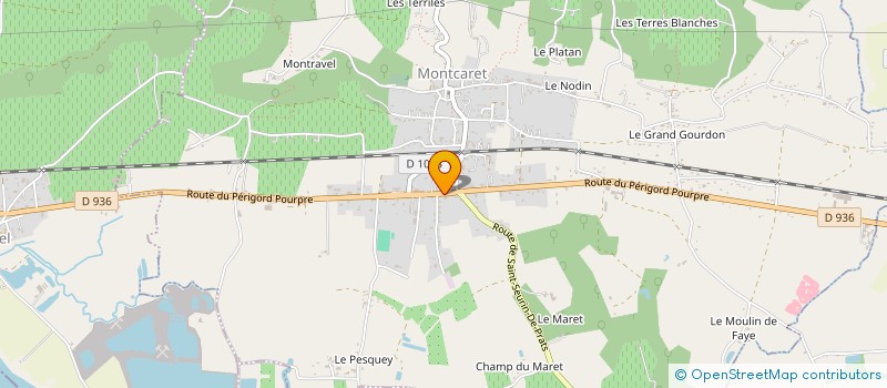 localisation de l'entreprise SAS GO OLIVIER GRANDEMANGE à MONTCARET