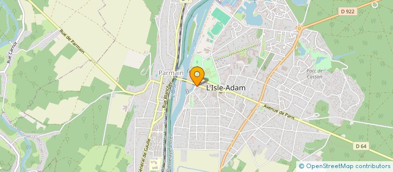 localisation de l'entreprise SAS GOBI à L'ISLE-ADAM