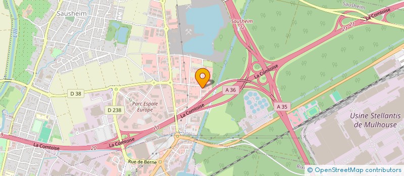 localisation de l'entreprise SAS GOLD  SAUSHEIM