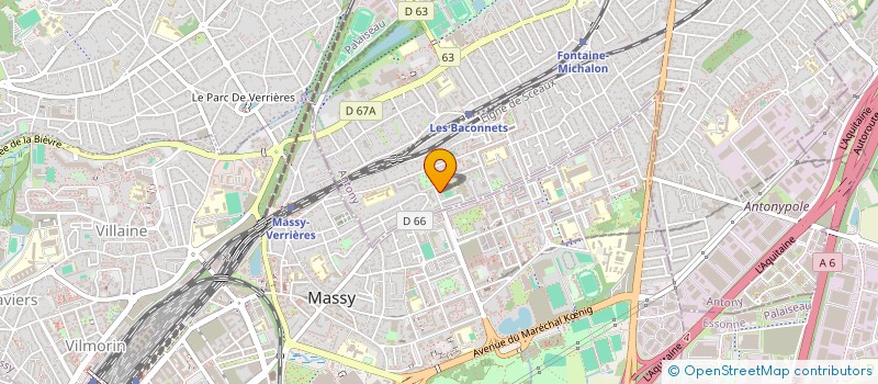 localisation de l'entreprise SAS GOLD TRANSFERT PARIS à ANTONY