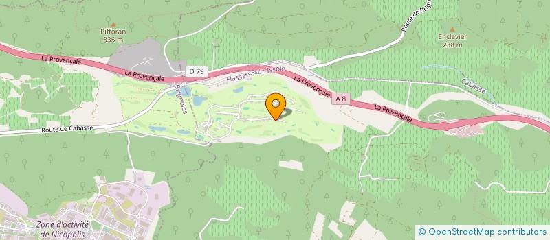 localisation de l'entreprise SAS GOLF DE LA VALLEE DE BARBAROUX à FLASSANS-SUR-ISSOLE
