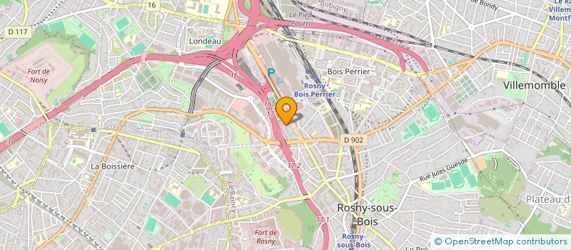 localisation de l'entreprise SAS GOLFE 294 MER à ROSNY-SOUS-BOIS