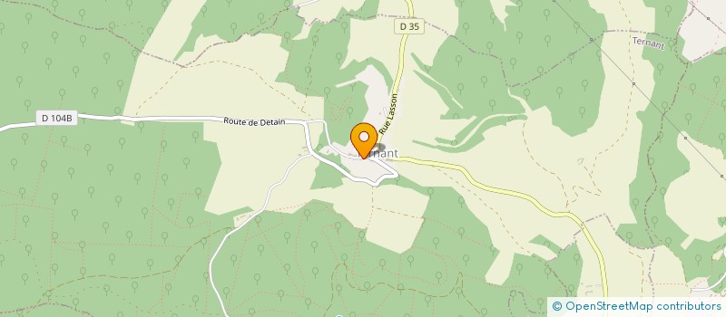 localisation de l'entreprise SAS GOLMARD à TERNANT