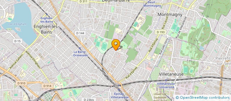 localisation de l'entreprise SAS GOMES  DEUIL-LA-BARRE