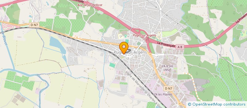 localisation de l'entreprise SAS GONCALVES  PUGET-SUR-ARGENS