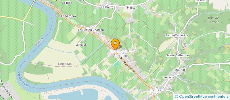 localisation de l'entreprise SAS GONFRIER FRERES à LESTIAC-SUR-GARONNE