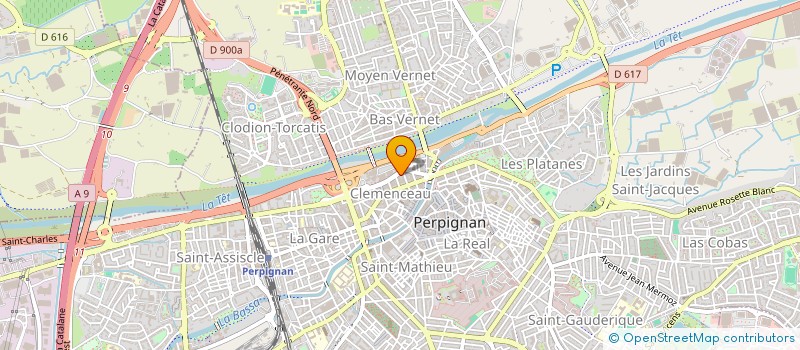 localisation de l'entreprise SAS GOP à PERPIGNAN