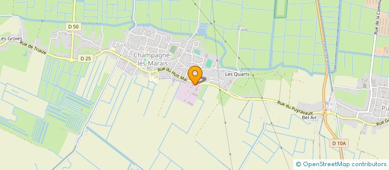 localisation de l'entreprise SAS GORICHON MARTIN  CHAMPAGNE-LES-MARAIS