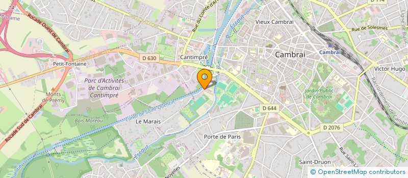 localisation de l'entreprise SAS GOSSELET  CAMBRAI