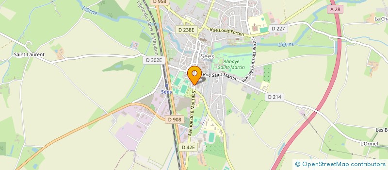localisation de l'entreprise SAS GOURIO INVEST à SEES