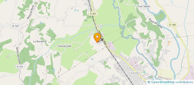 localisation de l'entreprise SAS GOURMANDINES  VARETZ