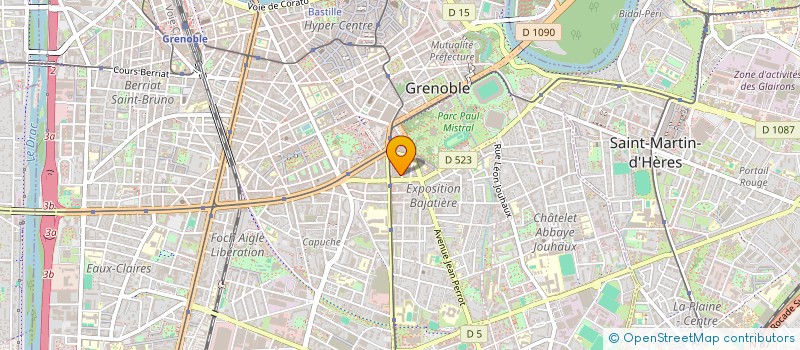 localisation de l'entreprise SAS GOURMET VIET  GRENOBLE