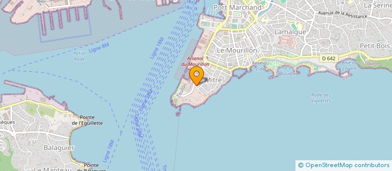 localisation de l'entreprise SAS GP PATRIMOINE HOLDING  TOULON